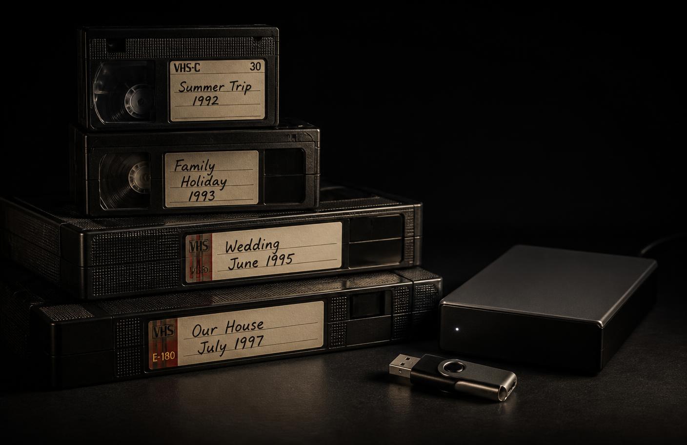Numérisation de cassettes VHS à L'Atelier 113